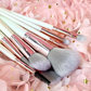 Ruby Face Professional Makeup Brush Set - White