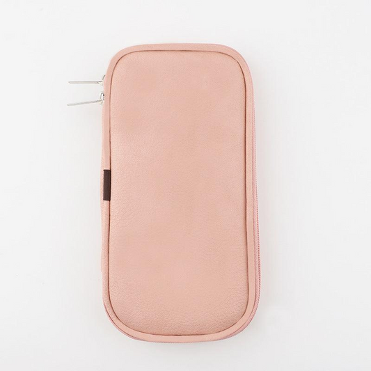 7-Pack Makeup Brushes, Portable Makeup Brush Storage Bag, (Pink)