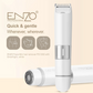 ENZO Professional Dual-Head Electric Shaver, 2-in-1 Body and Facial Epilator, EN-1401