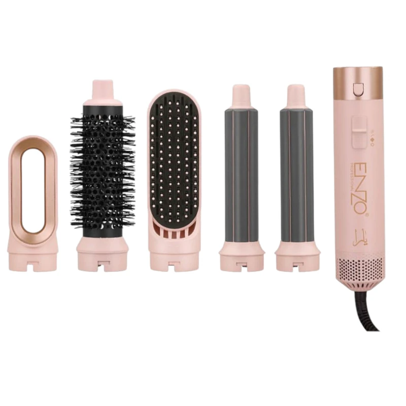 ENZO, 5-in-1 Professional Hair Dryer Brush, Model EN-4142B