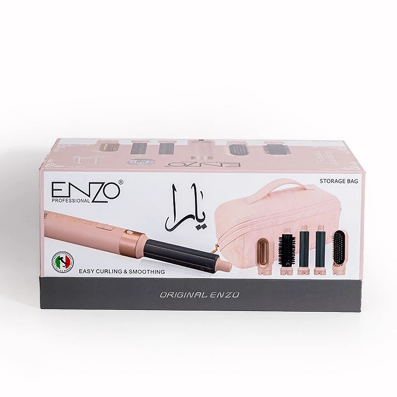 ENZO, 5-in-1 Professional Hair Dryer Brush, Model EN-4142B