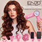 ENZO Professional 5-in-1 One-Step Comb Pink Hot Air Styling Hair Dryer Brush, Model No. EN-4143