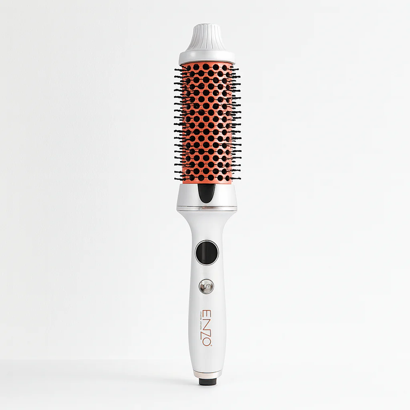 ENZO Rotating Hot Curling Brush, Fast Heating Hair Styling Tool EN-2230