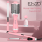 ENZO Professional Salon Pink 4-in-1 Ionic Straightener/Curling Iron/Hairbrush (with Essence) EN-5610