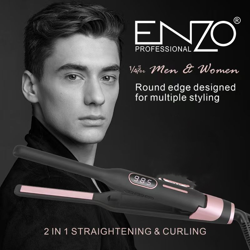 EnzoEN-4003, Professional Straightener and Curling Iron