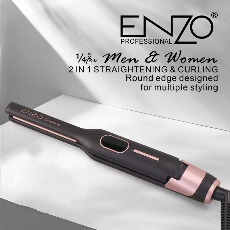 EnzoEN-4003, Professional Straightener and Curling Iron