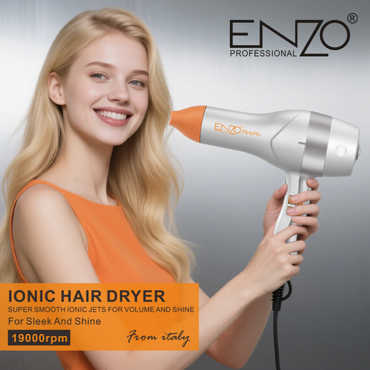 ENZO 2000W Negative Ion Household Hair Dryer High Temperature Setting EN-6018