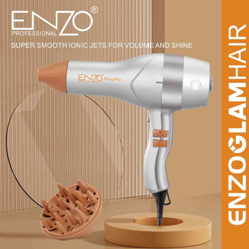 ENZO 2000W Negative Ion Household Hair Dryer High Temperature Setting EN-6018