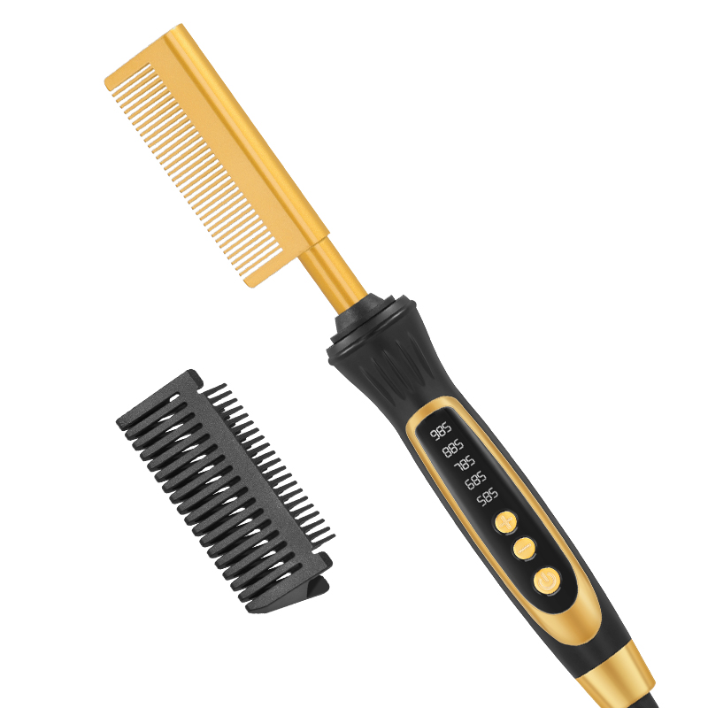 ENZOEN-4109, Electric Hair Straightener/Curly Hair Comb