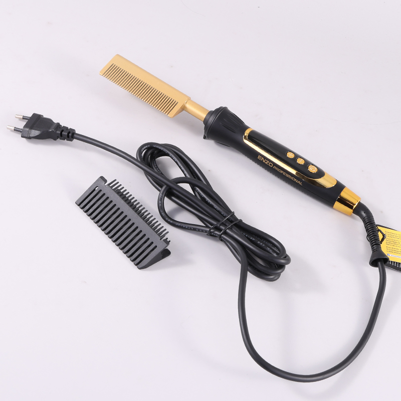 ENZOEN-4109, Electric Hair Straightener/Curly Hair Comb