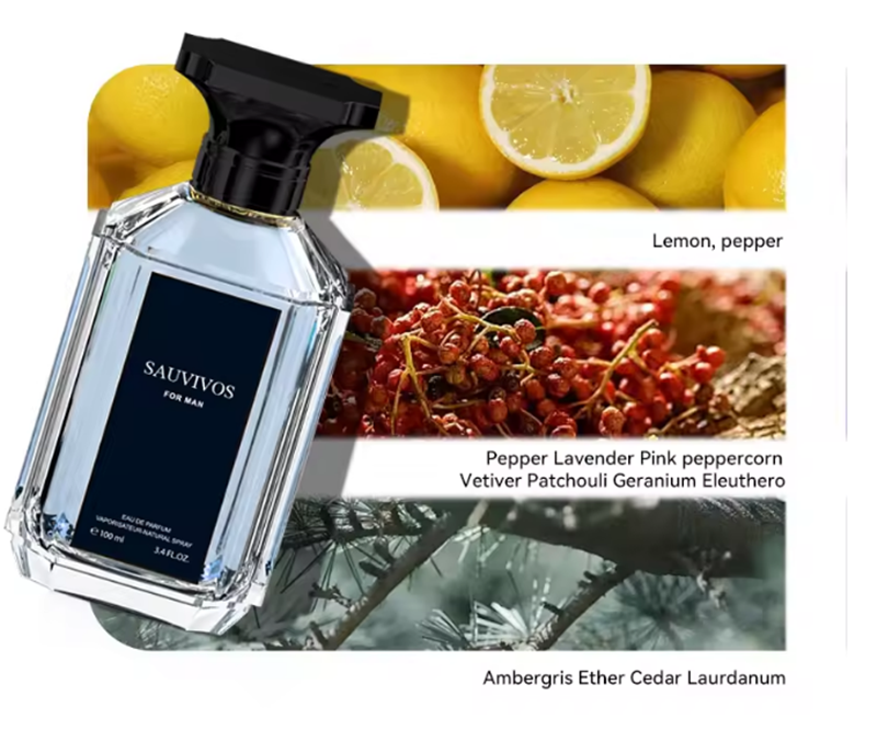 Inspired Men's Fragrance, Bergamot, Lavender, Fougere - Long-lasting, 100ml, NO:939-21