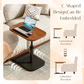 TOXIYA Multifunctional Large Desktop C-Shaped Laptop Stand & Coffee Table