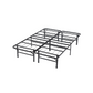 HOMEPOLA easy to assemble, sturdy & durable foldable metal bed frame only