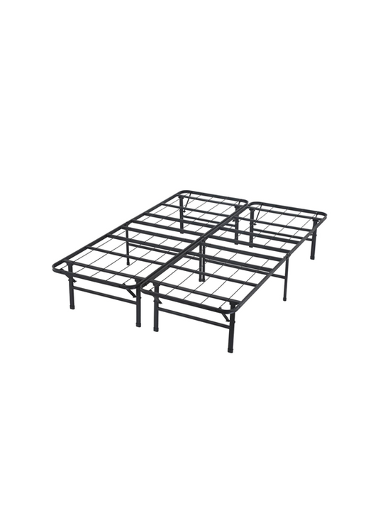 HOMEPOLA easy to assemble, sturdy & durable foldable metal bed frame only