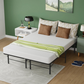 HOMEPOLA easy to assemble, sturdy & durable foldable metal bed frame only