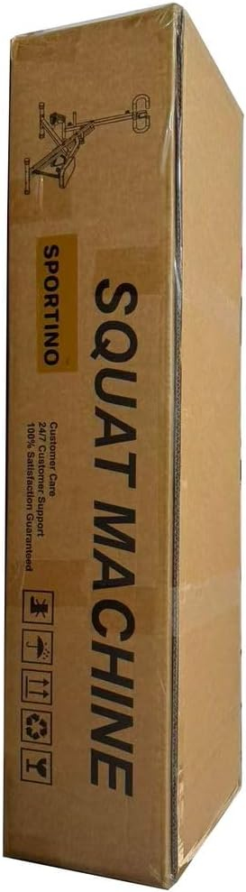 SPORTS Multi-functional Foldable and Adjustable Squat Machine. Equipped with resistance bands, it can be used for cardio, glute, thigh, and full-body core muscle training.