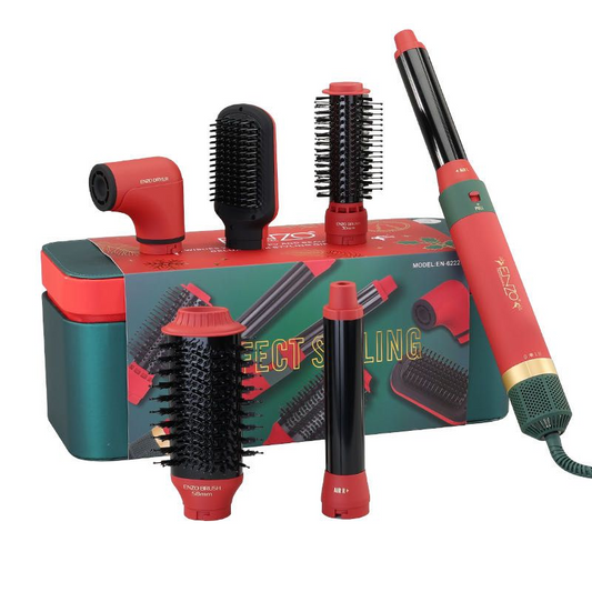ENZO 6-in-1 Multifunctional Hair Styling Tool Set, Model EN-6222