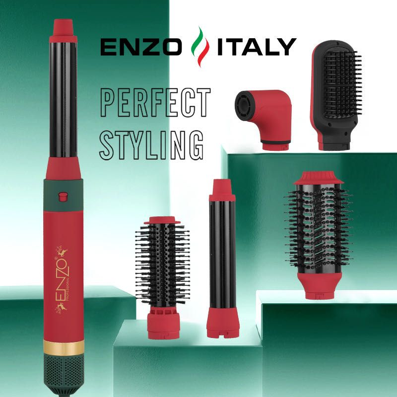ENZO 6-in-1 Multifunctional Hair Styling Tool Set, Model EN-6222