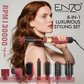 ENZO 8-in-1 Detachable Electric Hot Air Comb Set, Model EN-6223, Red