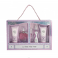 Violet Gift Set – Perfume 100ml, Body Spray 100ml, Body Lotion 100ml, Shower Gel 100ml, Travel Size Spray 10ml
