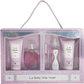 Violet Gift Set – Perfume 100ml, Body Spray 100ml, Body Lotion 100ml, Shower Gel 100ml, Travel Size Spray 10ml
