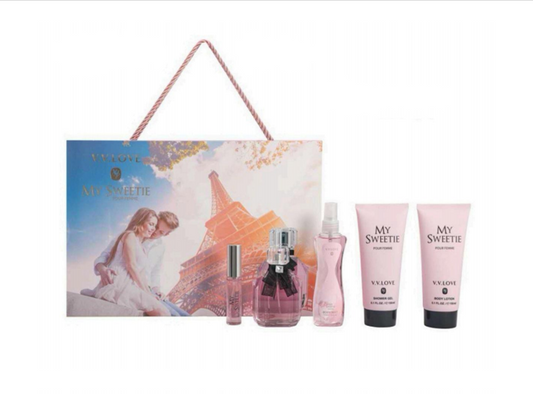 My Sweetheart Valentine's Day Perfume Set - Fresh Women's Fragrance (5 Bottles)