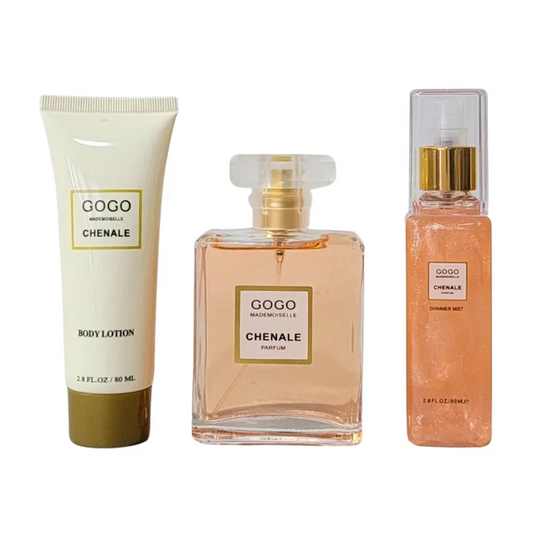 Women's three-piece perfume gift set