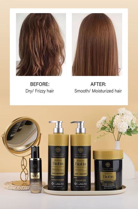 Keratin Queen Shampoo Set, 4 Bottles