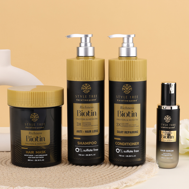 Keratin Queen Shampoo Set, 4 Bottles