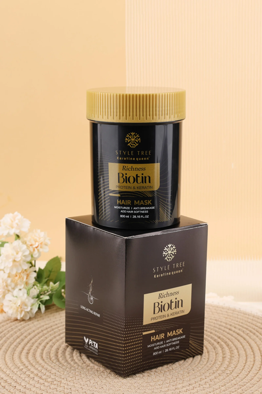Biotin Keratin Hair Mask 800ml – Strengthens and repairs damaged hair