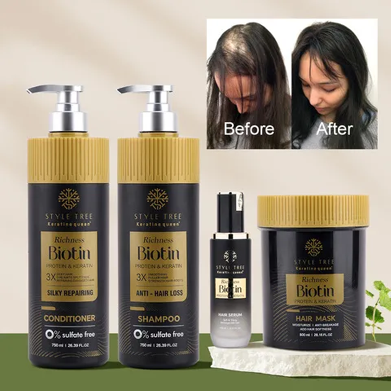 Keratin Queen Shampoo Set, 4 Bottles