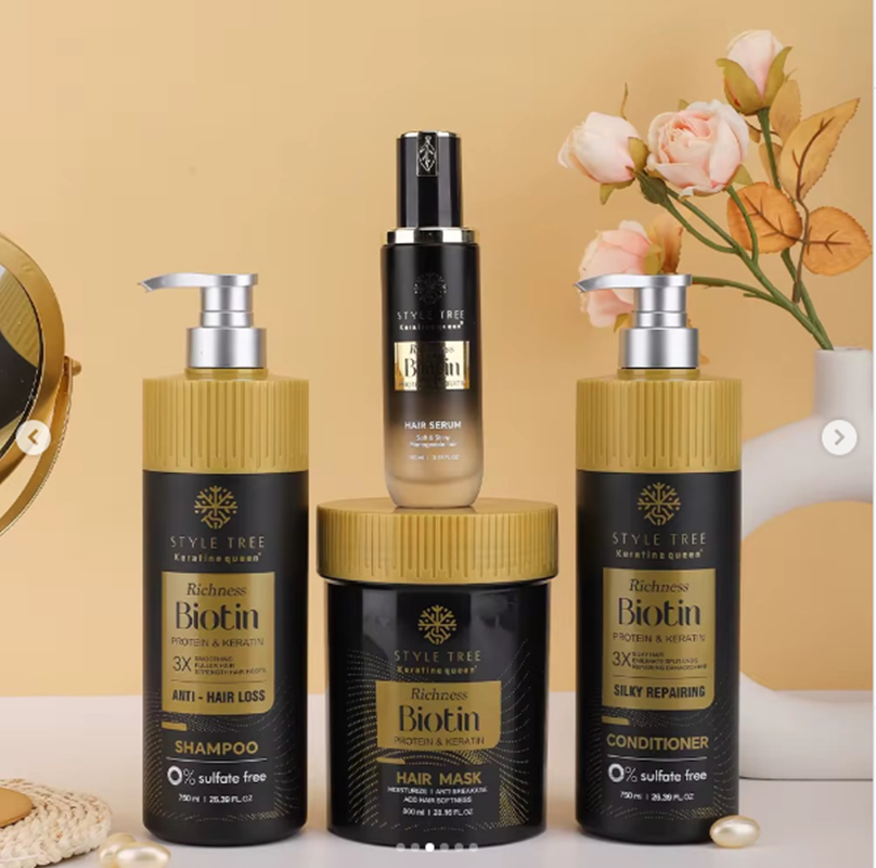 Keratin Queen Shampoo Set, 4 Bottles