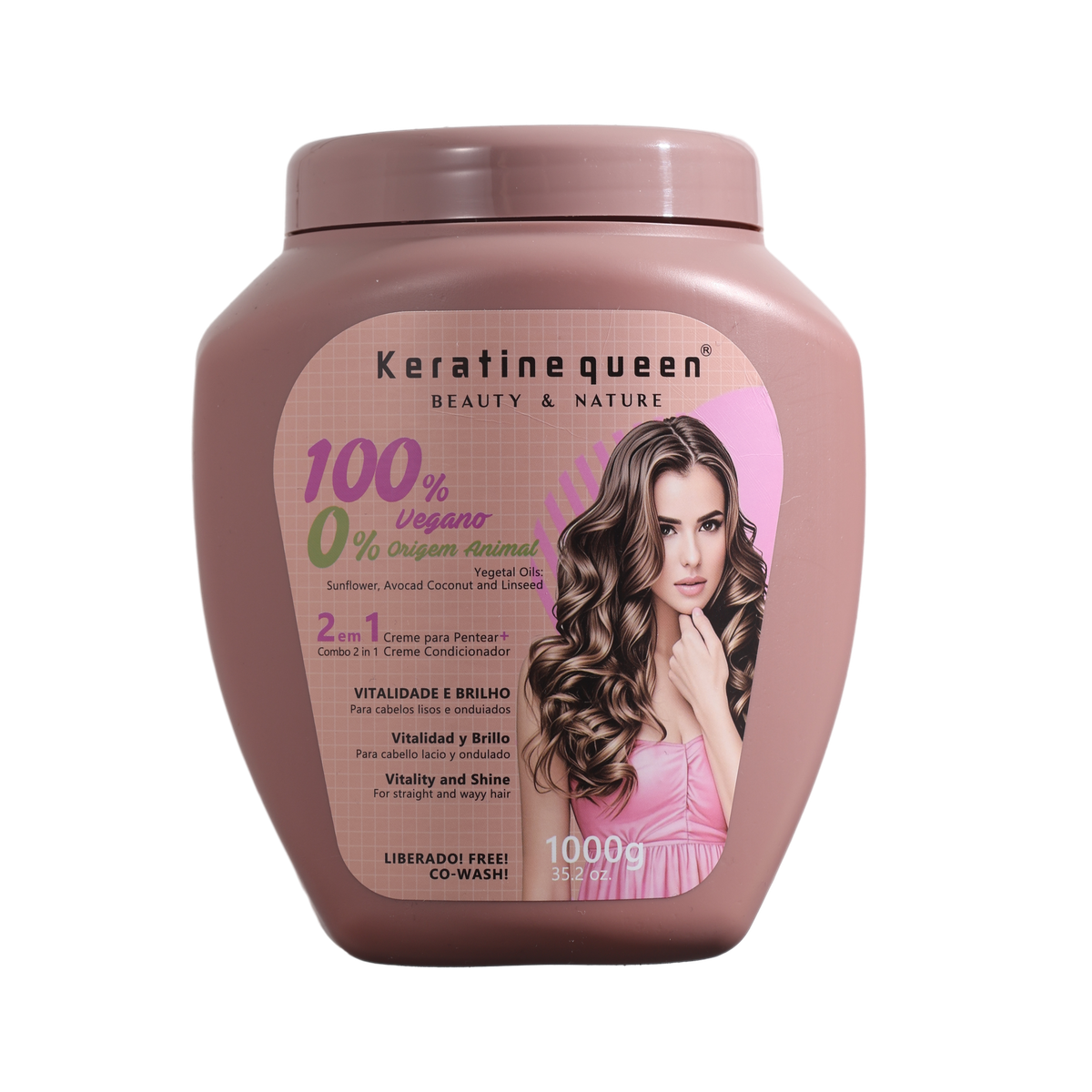 Keratin Queen Oil-Free Organic Conditioner - Lightweight and Strong