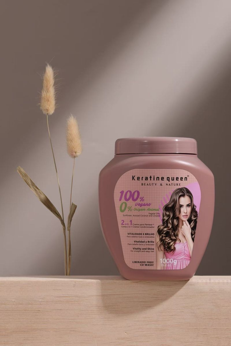 Keratin Queen Oil-Free Organic Conditioner - Lightweight and Strong