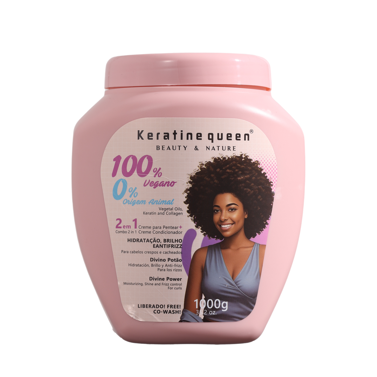 Keratin Queen Professional Conditioner - Deeply Strengthens and Rejuvenates Hair, 1000g