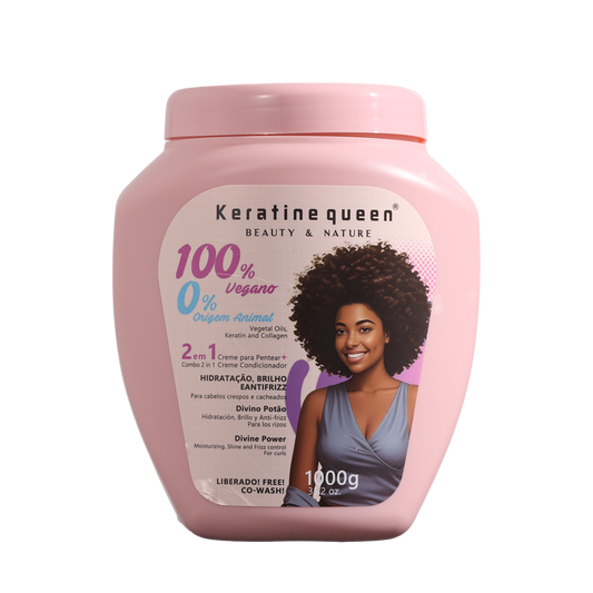 Keratin Queen Professional Conditioner - Deeply Strengthens and Rejuvenates Hair, 1000g