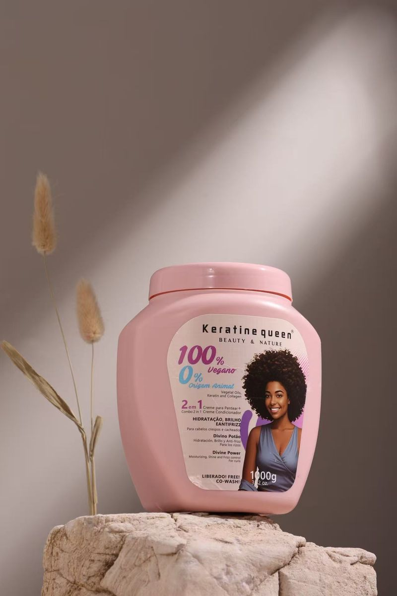 Keratin Queen Professional Conditioner - Deeply Strengthens and Rejuvenates Hair, 1000g