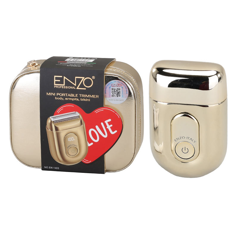 ENZO.NO-1403, Mini Portable Electric Metal Shaver, Fast Charging, Compact and Portable