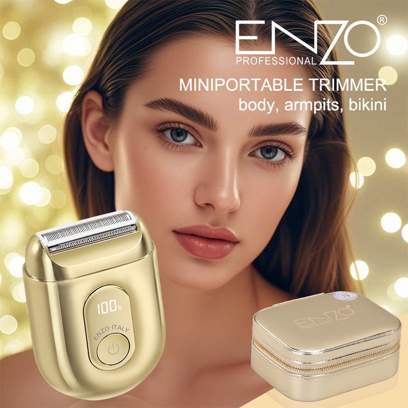 ENZO.NO-1403, Mini Portable Electric Metal Shaver, Fast Charging, Compact and Portable