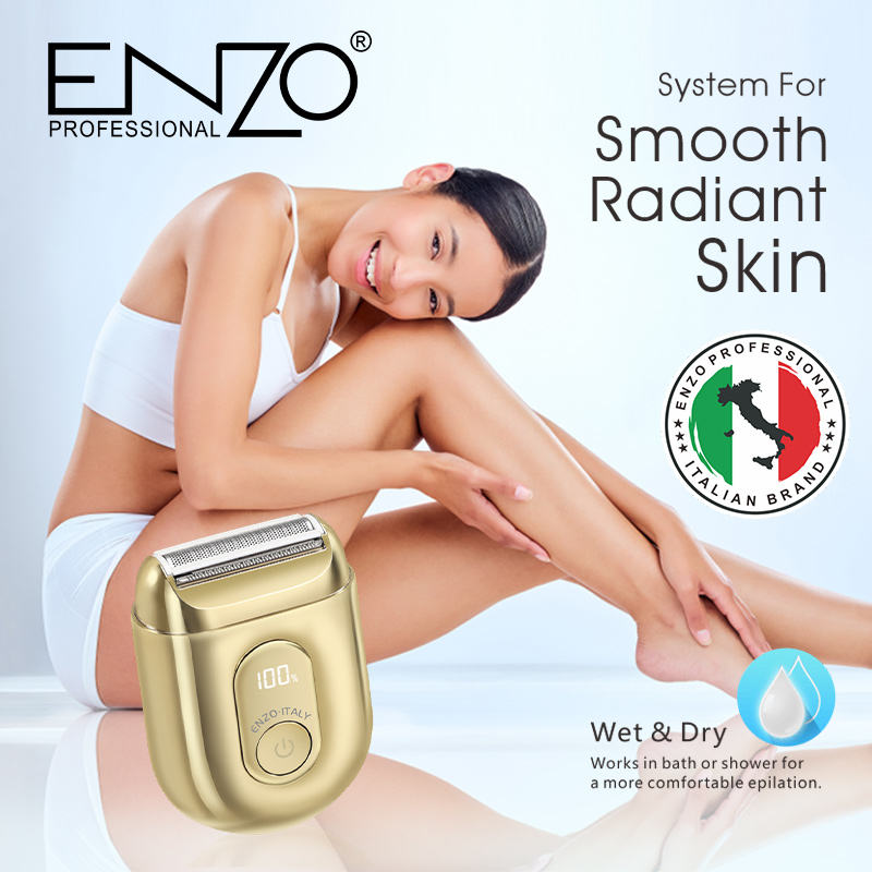 ENZO.NO-1403, Mini Portable Electric Metal Shaver, Fast Charging, Compact and Portable