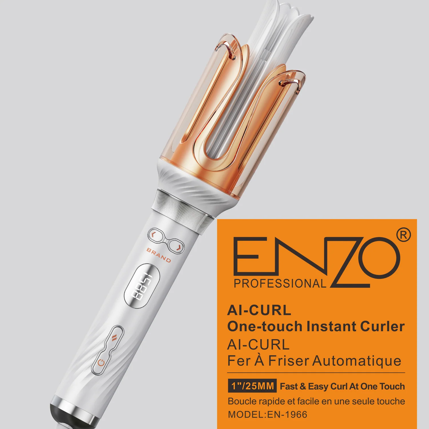 ENZO EN-1966 Automatic Curling Iron – Nano Titanium Automatic Curling