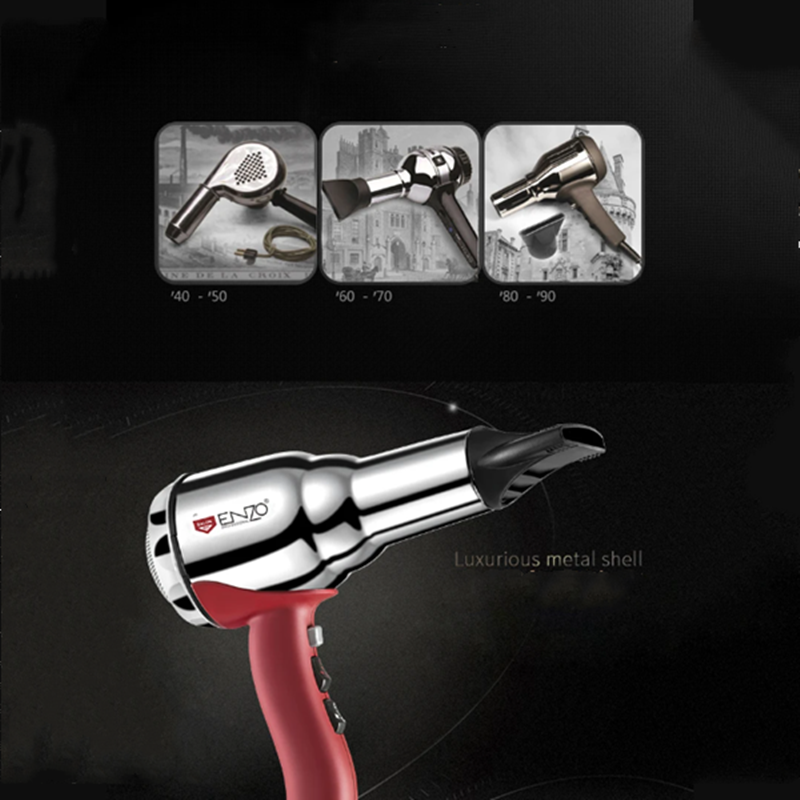 ENZO EN-2997 Professional Stainless Steel Hair Dryer