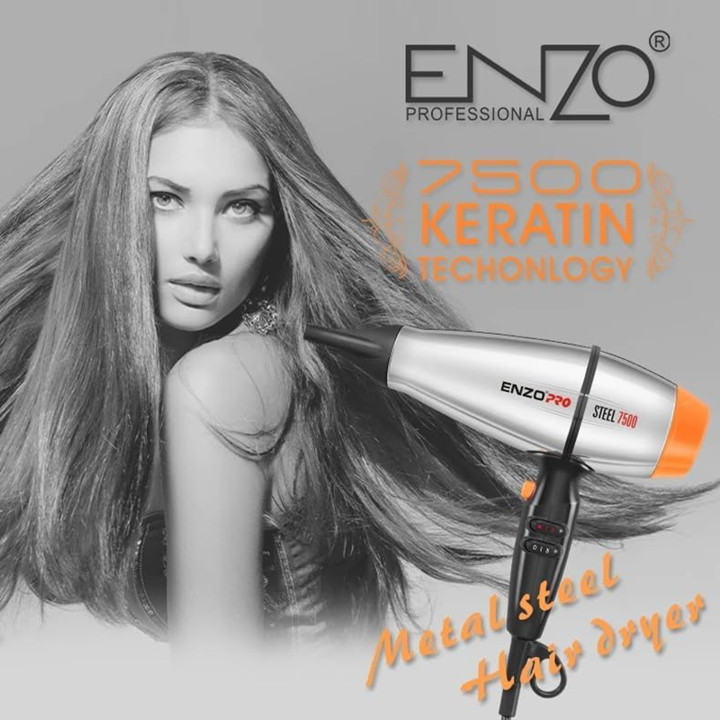 Enzo EN-6001, Professional 7500 Watt High-Speed Hair Dryer