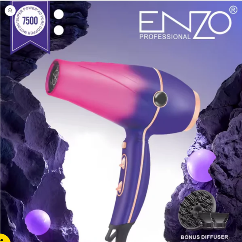 ENZOEN-8001 High-Power Professional Gradient Color Quick-Drying Stylish Wall-Mounted Hair Dryer