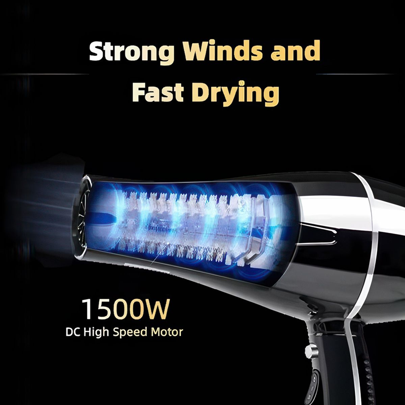 Enzo EN-111, Professional High-Power Quick-Drying Hair Dryer，green