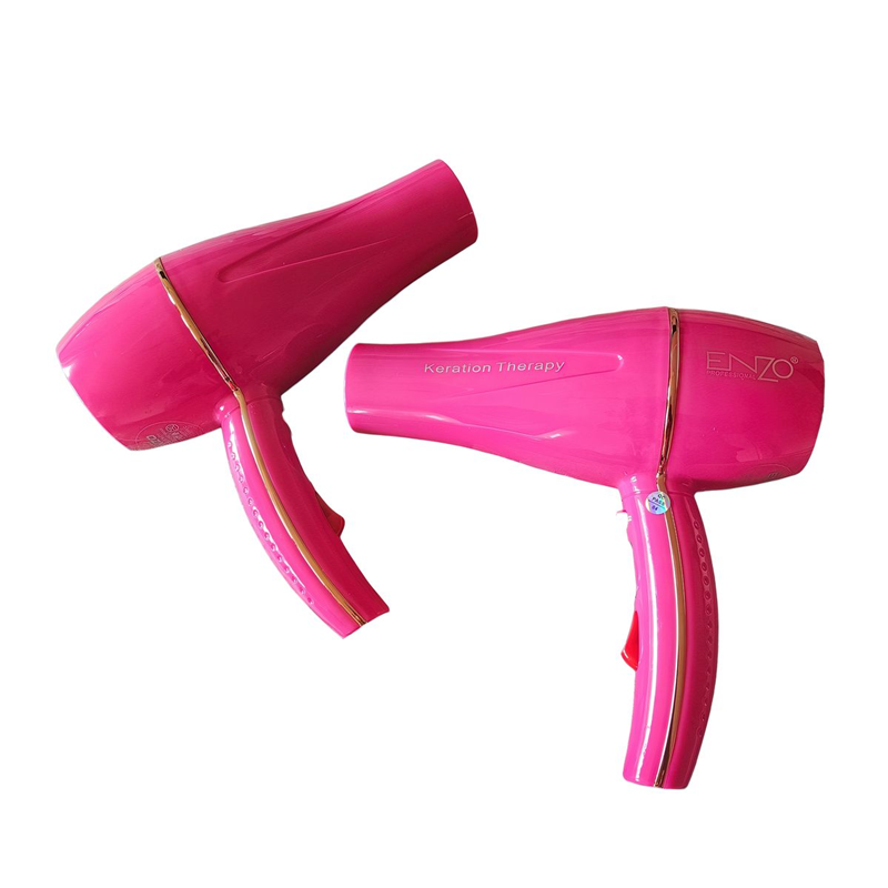 Enzo EN-111ROSE, Professional High-Power Quick-Dry Hair Dryer, Red