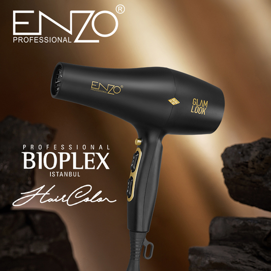 ENZO EN-6007 New Professional Design Concentrated Nozzle, Professional AC Motor, Brand Salon Hair Dryer