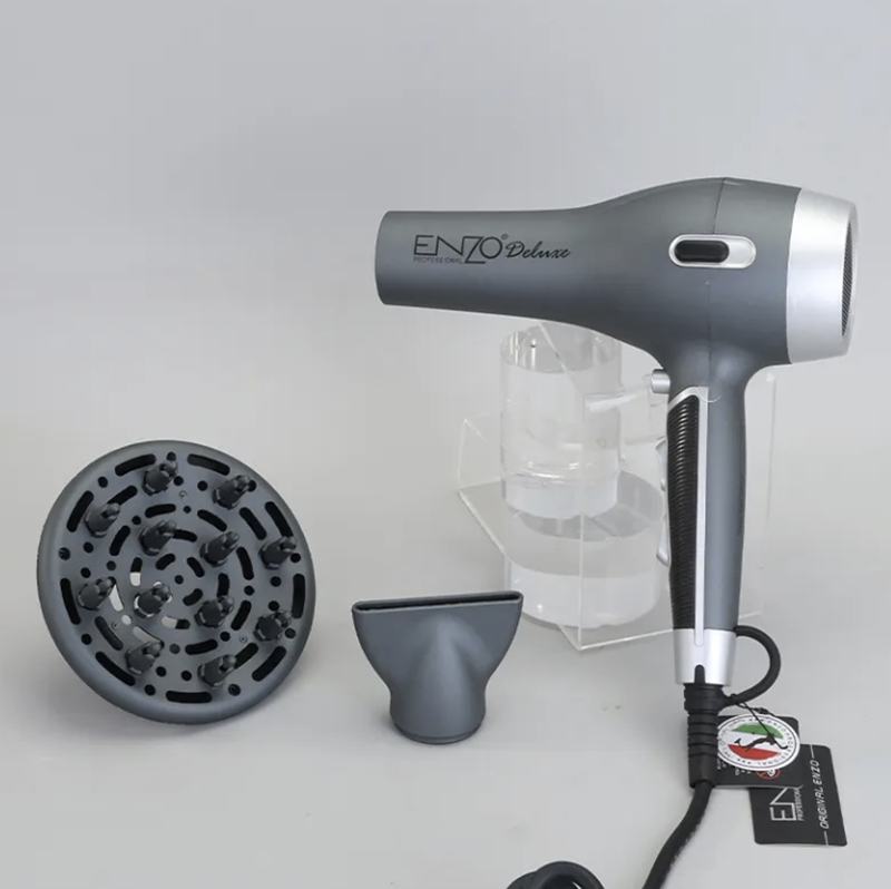 ENZO, EN-6015, Professional Powerful Hair Dryer, Silver