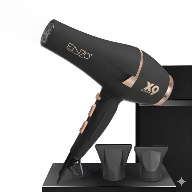 ENZO EN-8898 Professional Hair Dryer – Ionic Fast Drying