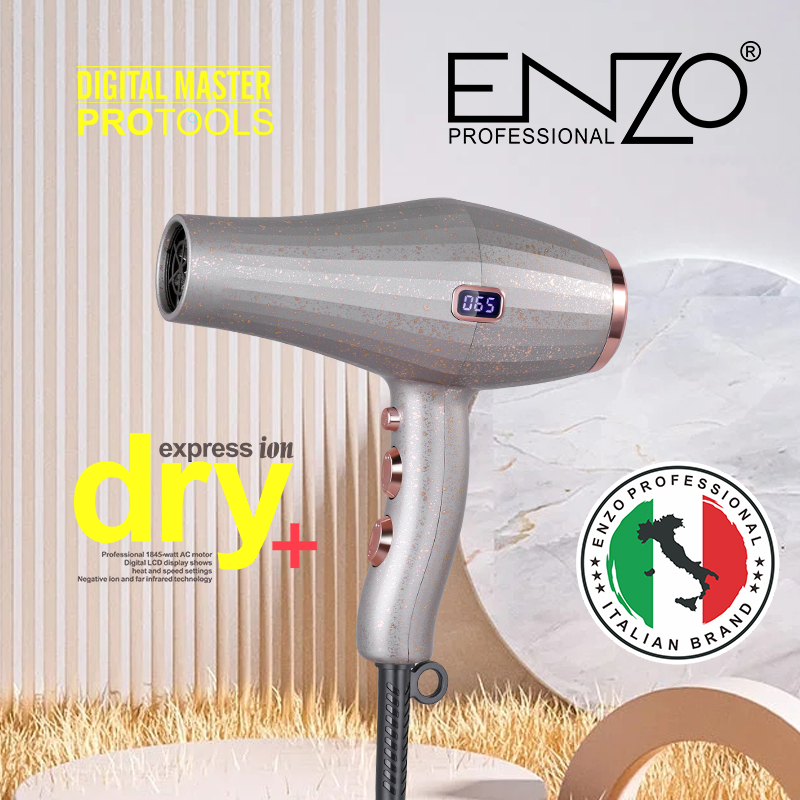 ENZO EN-6050 Quick-drying Negative Ion Hair Dryer, Professional Salon Quality